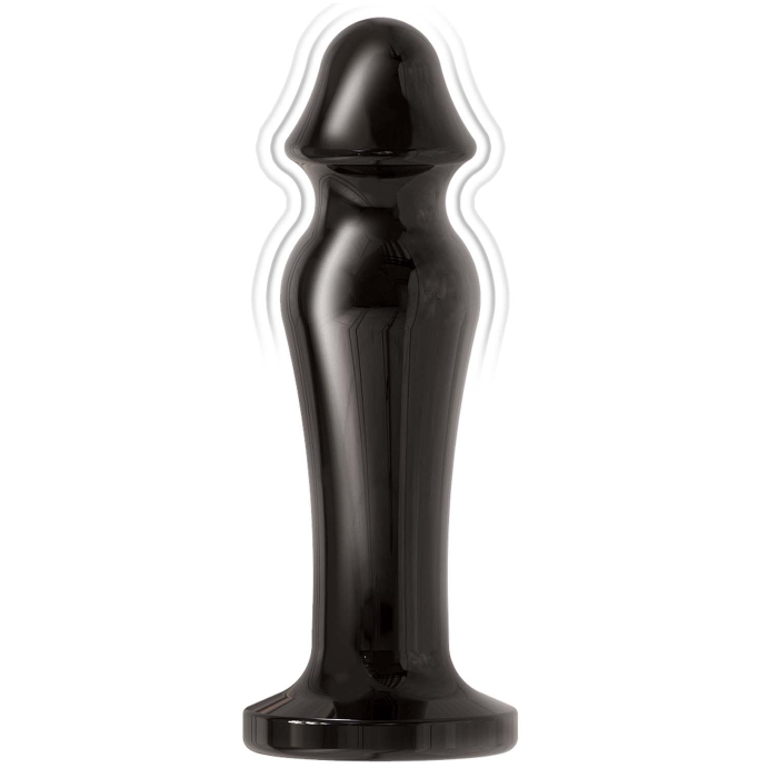 ASS-SATION REMOTE VIBRATING METAL ANAL LOVER-BLACK - Click Image to Close