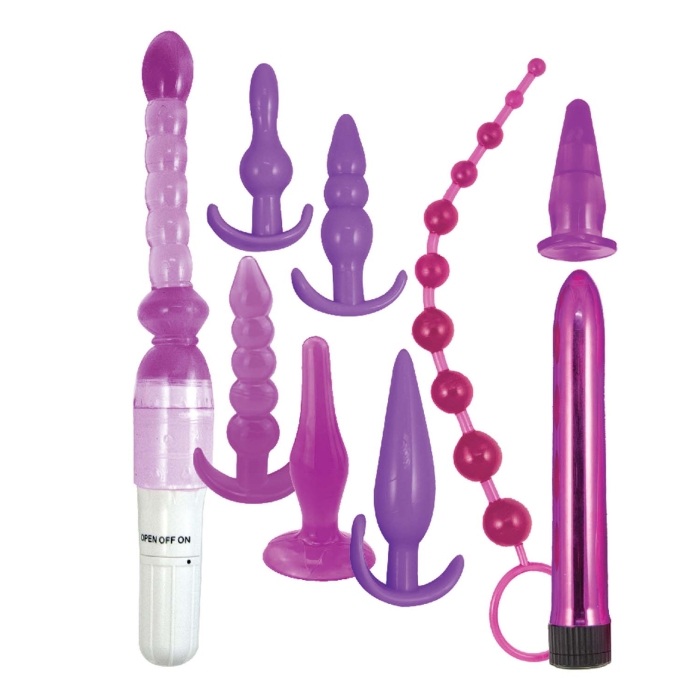 PURPLE ELITE COLLECTION SUPREME ANAL PLAY KIT-PURPLE - Click Image to Close