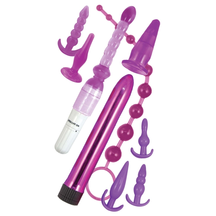 PURPLE ELITE COLLECTION SUPREME ANAL PLAY KIT-PURPLE - Click Image to Close