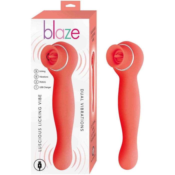 BLAZE LUCIOUS LICKER VIBE-CORAL