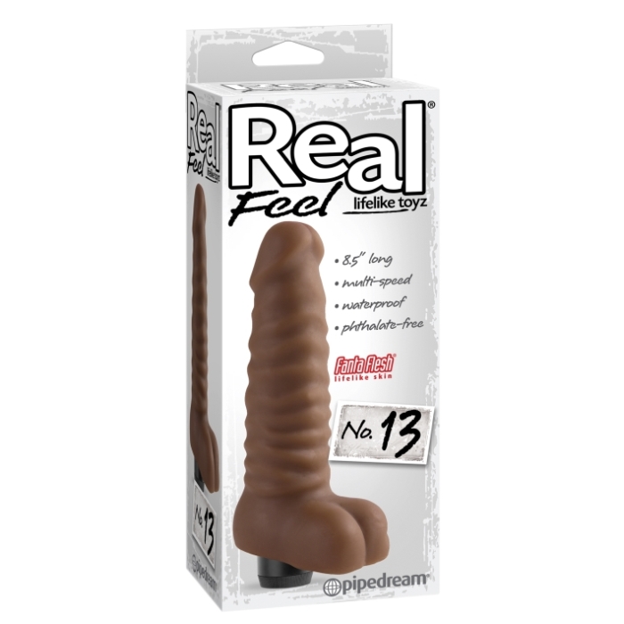 REAL FEEL #13 - BROWN - Click Image to Close
