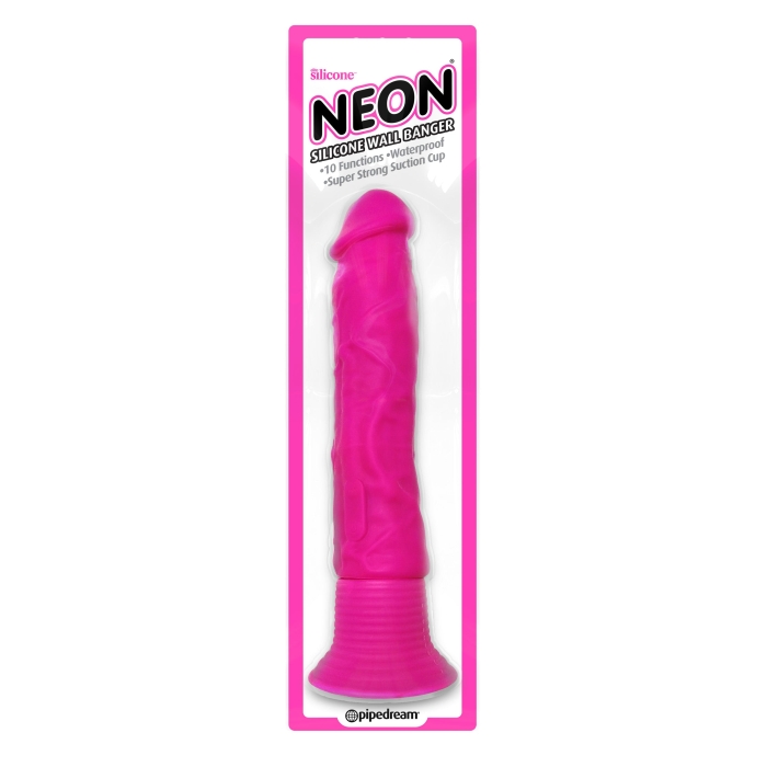 NEON SILICONE WALL BANGER - PINK