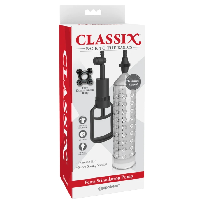 CLASSIX PENIS STIMULATION PUMP - CLEAR