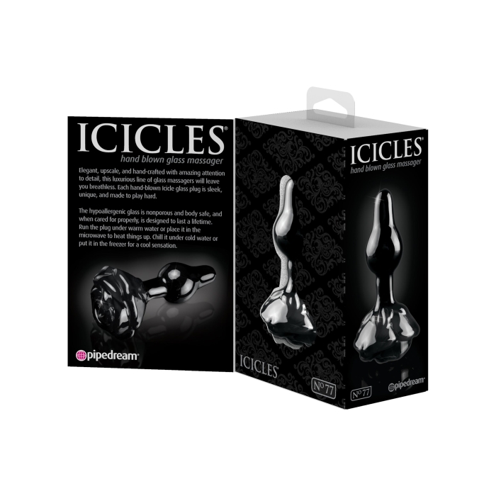ICICLES NO 77 - BLACK - Click Image to Close