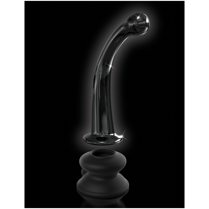 ICICLES NO. 87 - WITH SILICONE SUCTION CUP - BLACK 6" - Click Image to Close