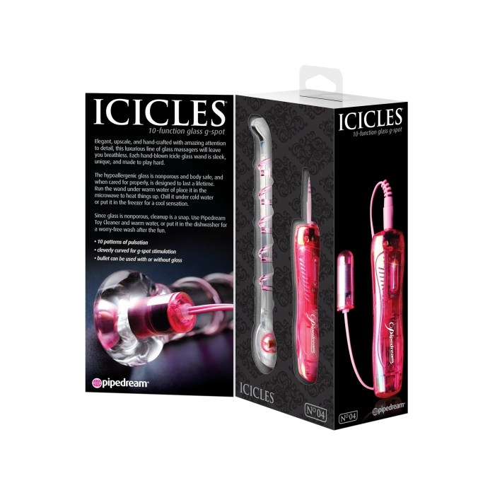 ICICLES NO 4 - CLEAR PINK - Click Image to Close