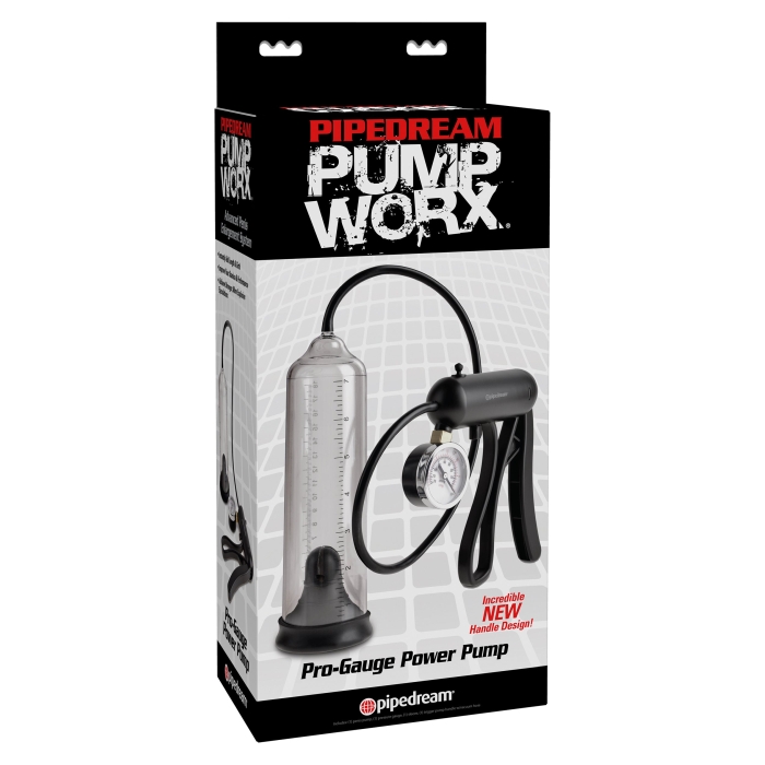 PUMP WORX PRO-GAUGE POWER PUMP - CLEAR BLACK