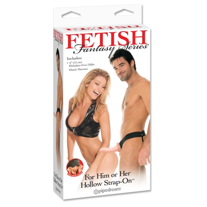 HOLLOW STRAP-ON - FLESH - Click Image to Close