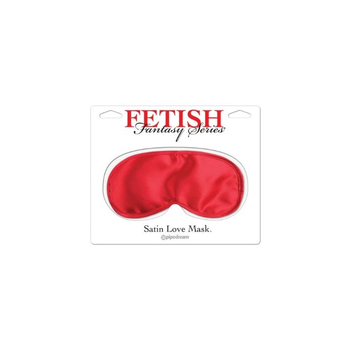 FETISH FANTASY SERIES SATIN LOVE MASK RED - Click Image to Close