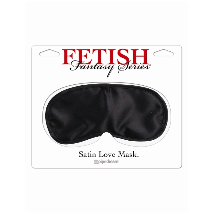 FETISH FANTASY SERIES SATIN LOVE MASK BLACK - Click Image to Close