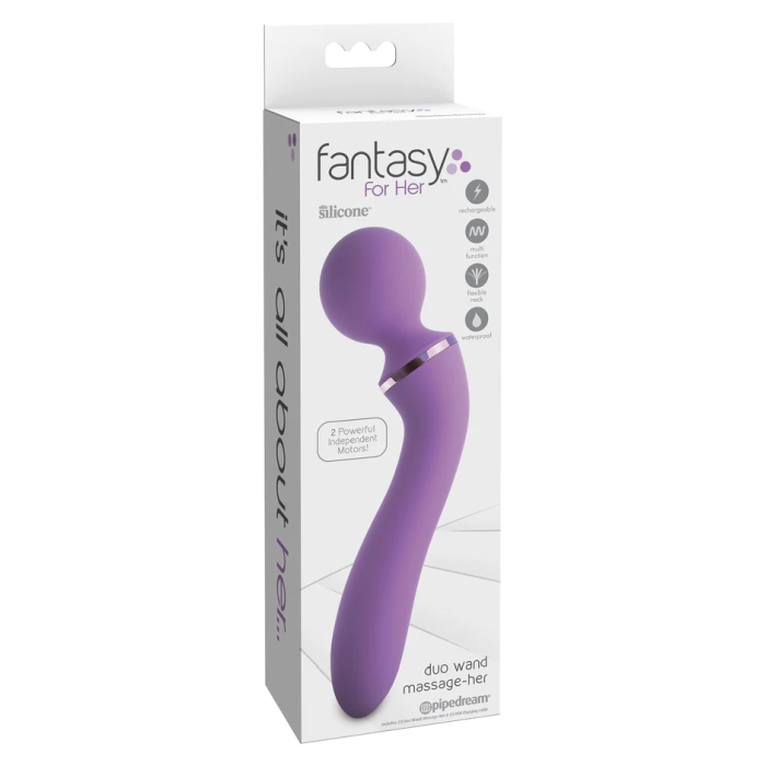 FANTASY FOR HER DUO WAND MASSAGE-HER - PURPLE