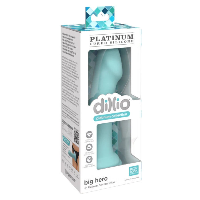 DILLIO PLATINUM BIG HERO (6") - TEAL - Click Image to Close