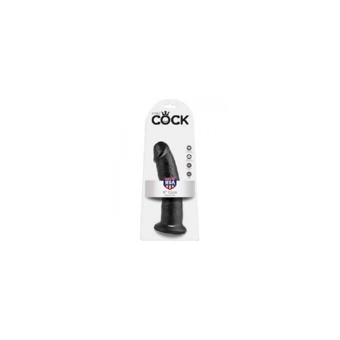 KING COCK 9IN COCK - BLACK - Click Image to Close