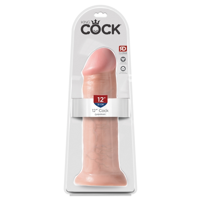 KING COCK 12" COCK - LIGHT - Click Image to Close