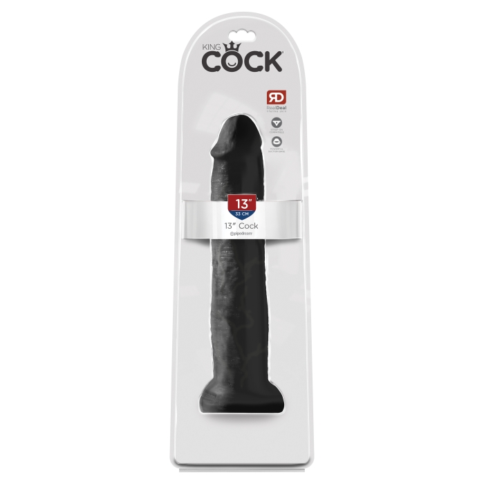 KING COCK 13" COCK - BLACK - Click Image to Close