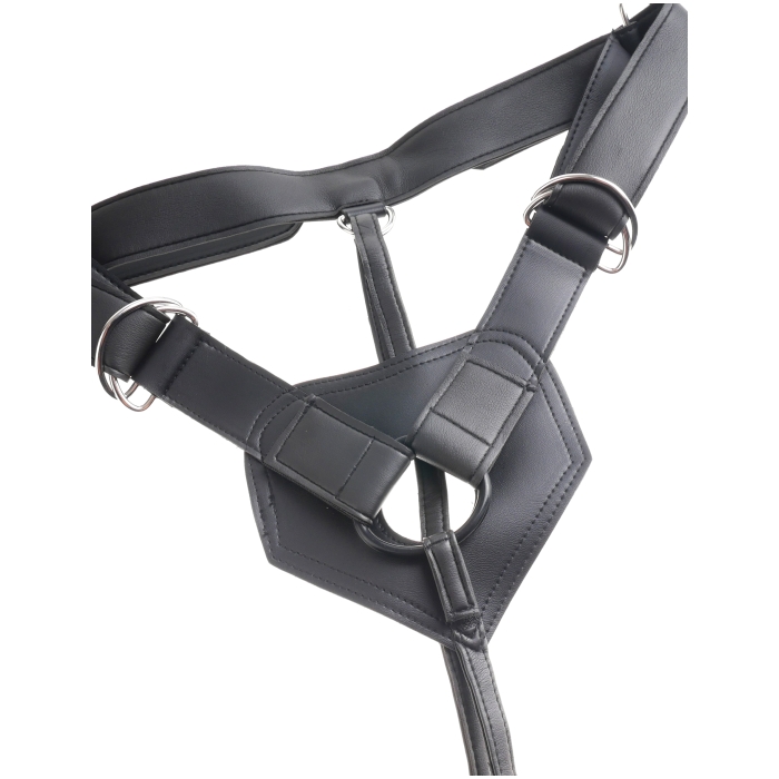 KING COCK STRAP-ON HARNESS WITH 6" COCK - TAN