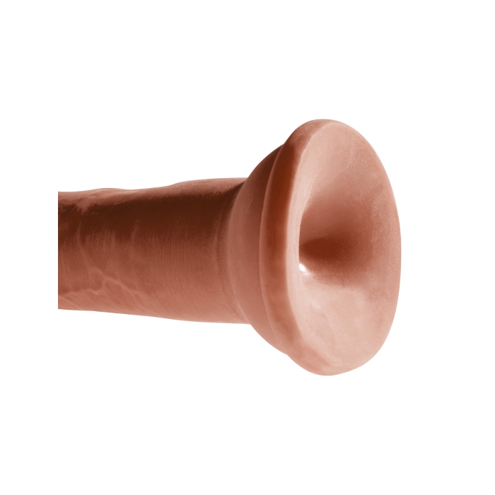 KCP 8" TRIPLE DENSITY COCK - BROWN - Click Image to Close