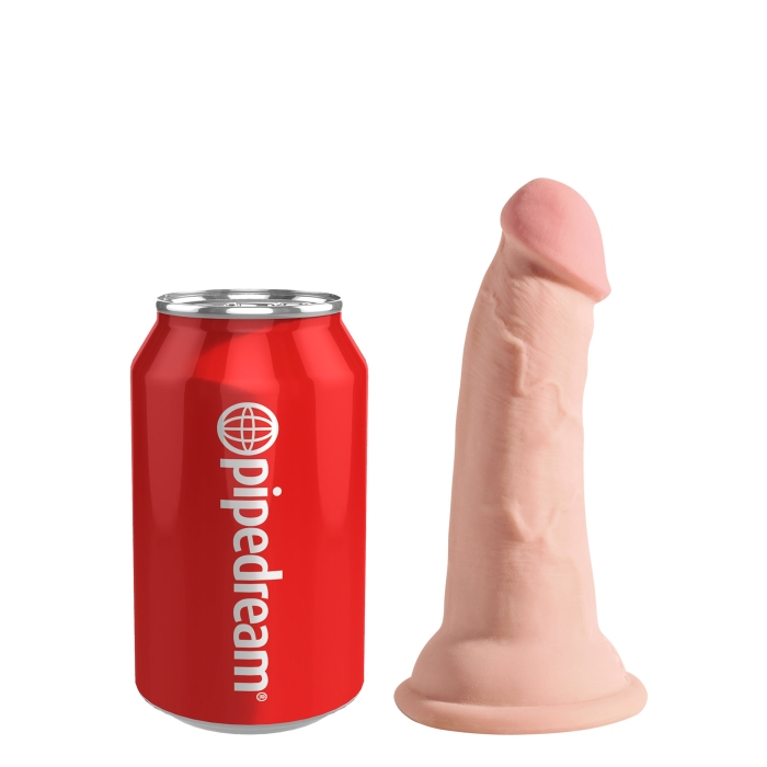 KING COCK PLUS 5" TRIPLE DENSITY COCK - LIGHT - Click Image to Close