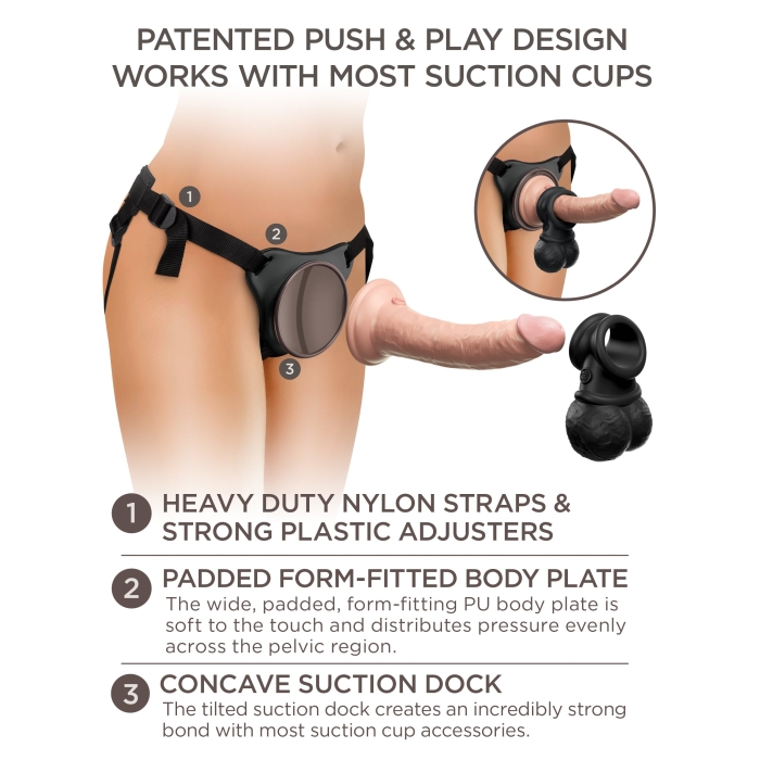 KING COCK ELITE DELUXE BODY DOCK KIT - Click Image to Close