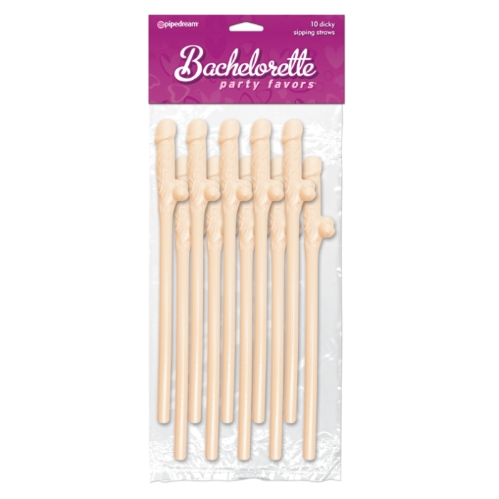 DICKY SIPPING STRAWS ( 10PC SET )