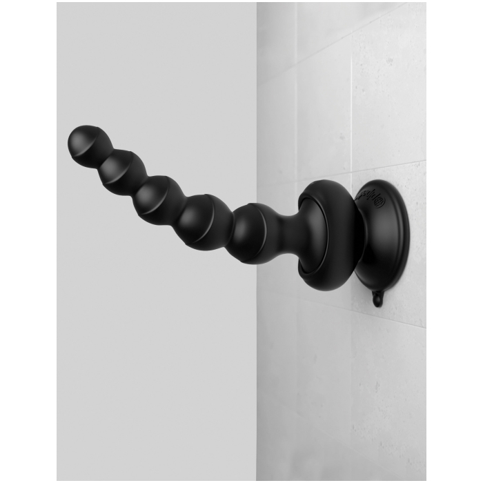 3SOME WALL BANGER BEADS - BLACK 6.5" - Click Image to Close