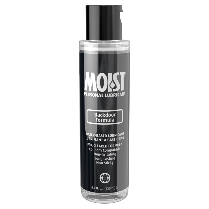 MOIST PERSONAL LUBE - BACKDOOR FORMULA 4.4OZ - Click Image to Close