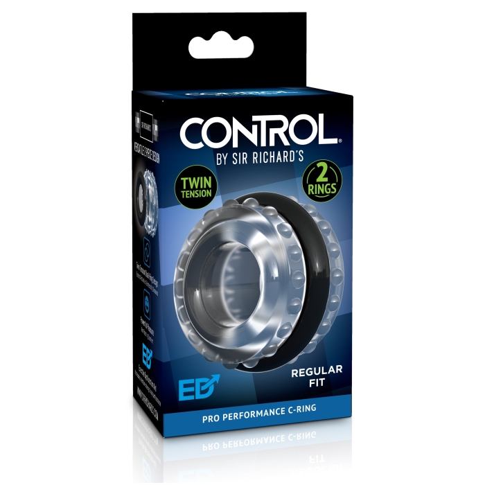 SIR RICHARD'S CONTROL PRO PERFORMANCE C-RING - CLEAR - Click Image to Close