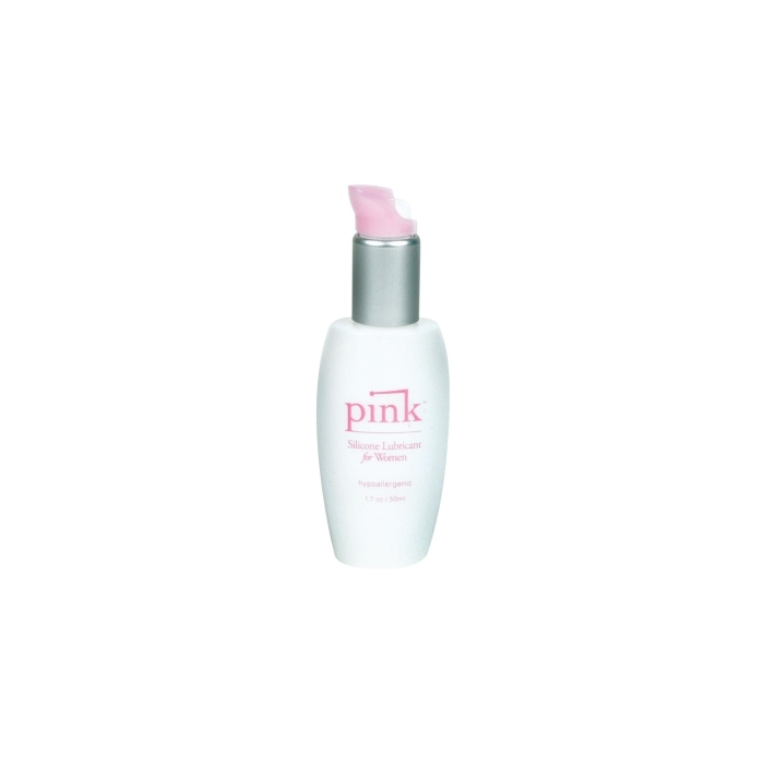 PINK SILICONE LUBRICANT FOR WOMEN 1.7 OZ/ 50 ML - Click Image to Close