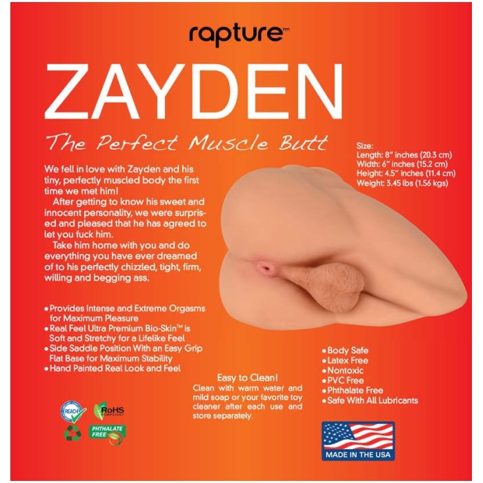 ZAYDEN SIDE SADDLE MUSCLE BUTT - Click Image to Close