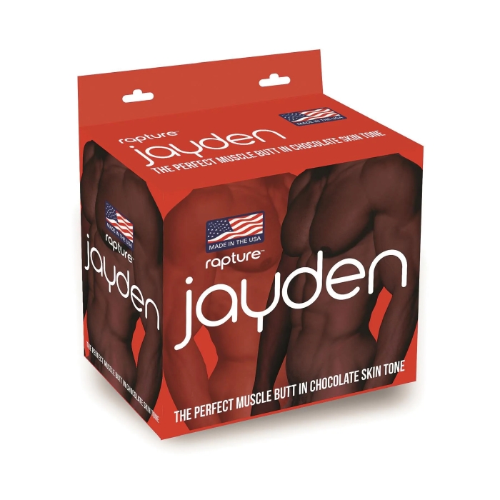 JAYDEN MUSCLE BUTT IN CHOCOLATE SKIN TONE - Click Image to Close