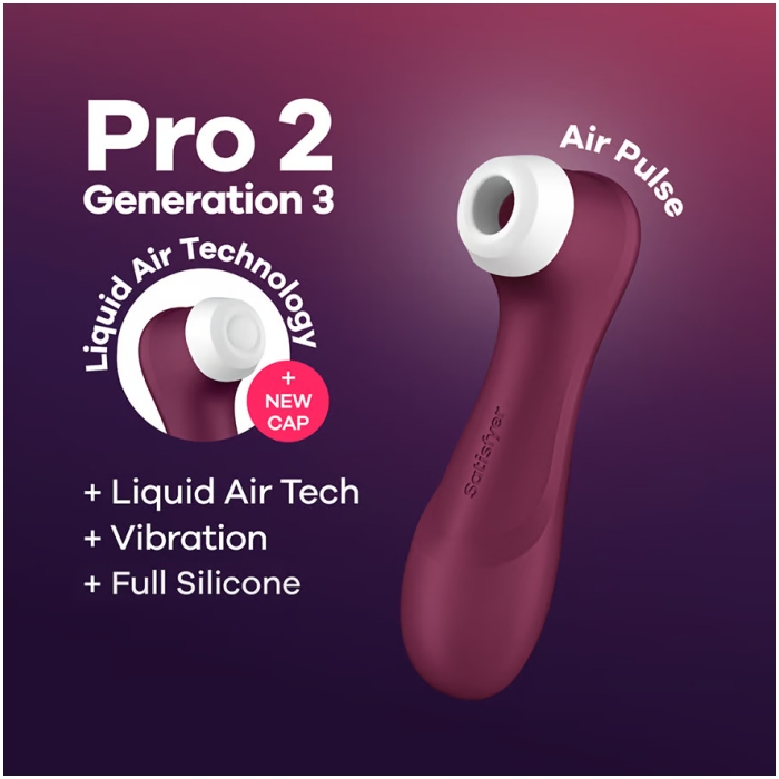 PRO 2 GENERATION 3 WITH APP - WINE RED
