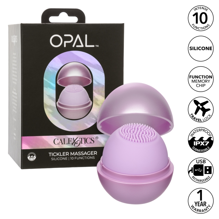 MASSAGER PURPLE 10X OPAL TICKLER - Click Image to Close
