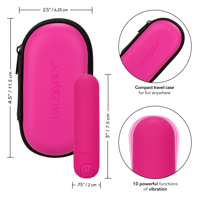 RECHARGEABLE HIDEAWAY BULLET - PINK - Click Image to Close