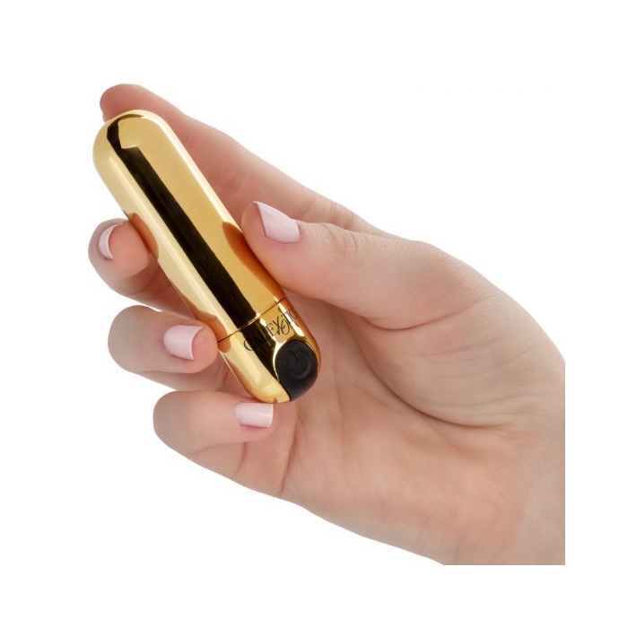 RECHARGEABLE HIDEAWAY BULLET - GOLD - Click Image to Close
