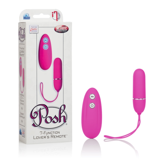POSH 7-FUNCTION LOVER'S REMOTE - PINK