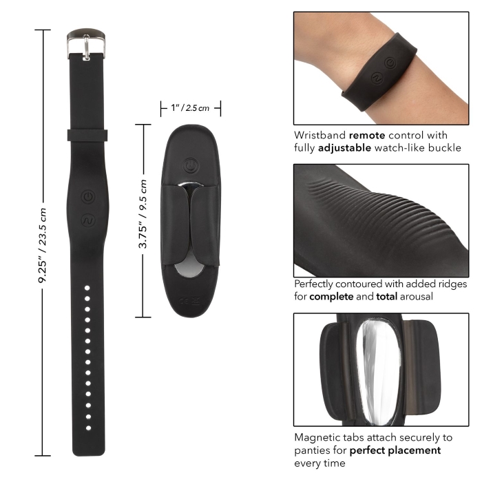 REMOTE PANTY TEASER LOCK-N-PLAY WRISTBAND - Click Image to Close