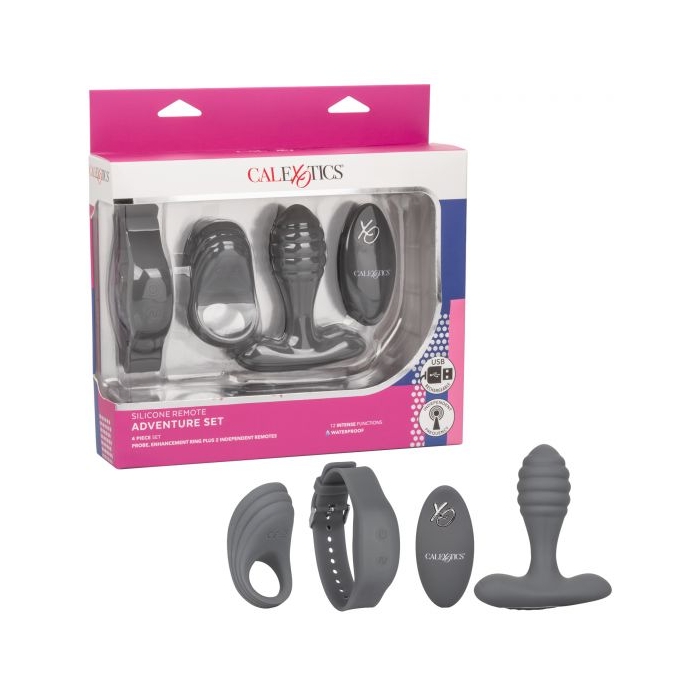 SILICONE REMOTE ADVENTURE SET TOY FOREPLAY