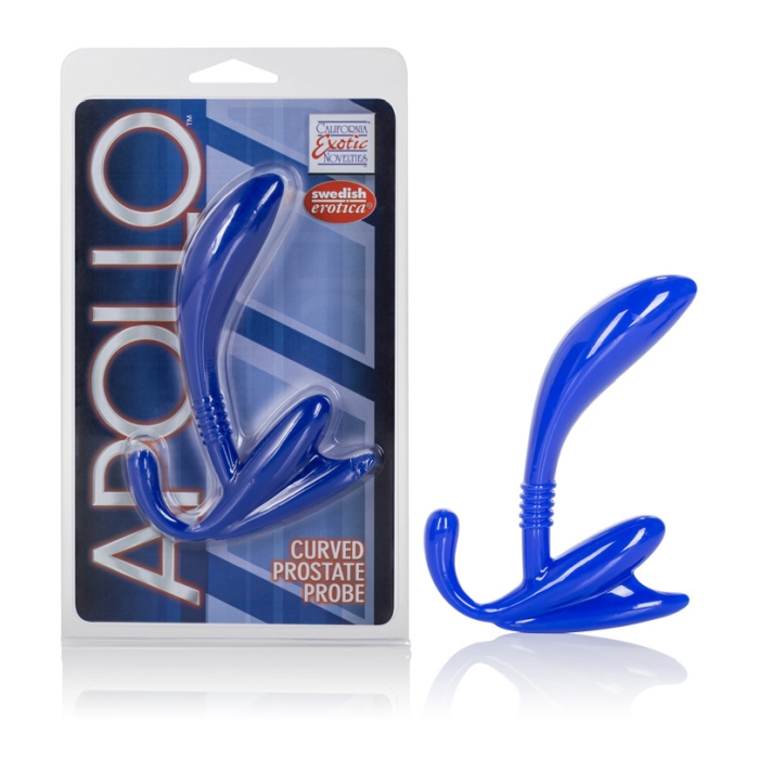 APOLLO CURVED PROSTATE PROBES - BLUE