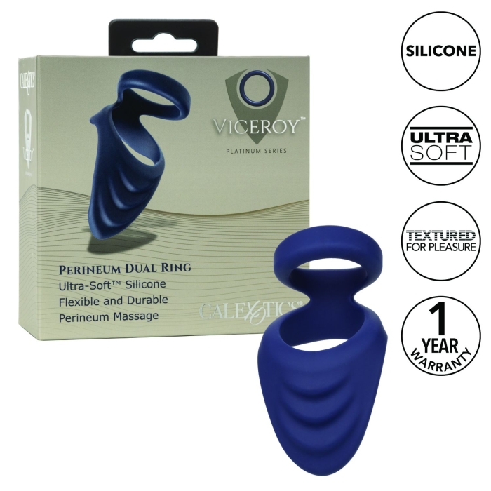 VICEROY PERINEUM DUAL RING - BLUE - Click Image to Close