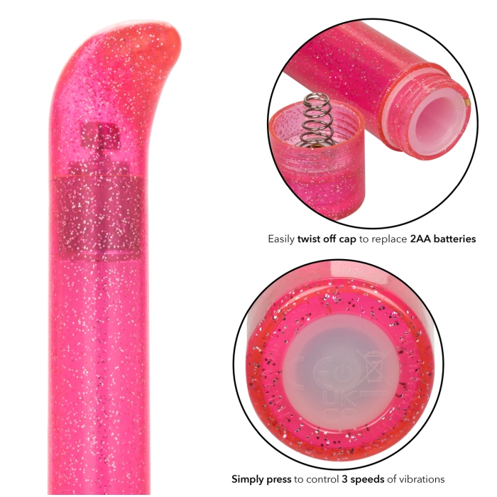 SPARKLE SLIM G-VIBE - PINK - Click Image to Close