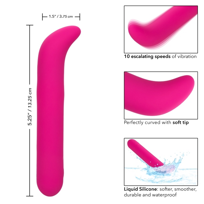 BLISS LIQUID SILICONE G 10X VIBE - PINK - Click Image to Close