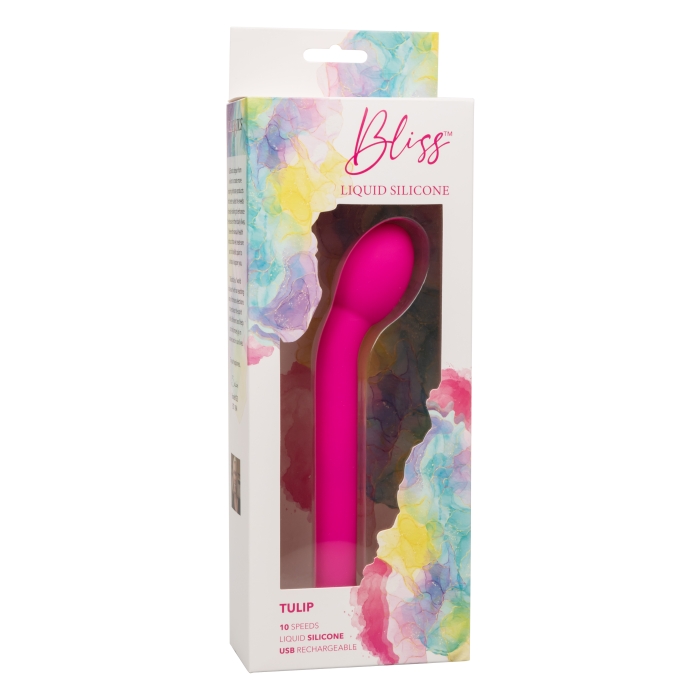 BLISS LIQUID SILICONE TULIP 10X VIBE - PINK