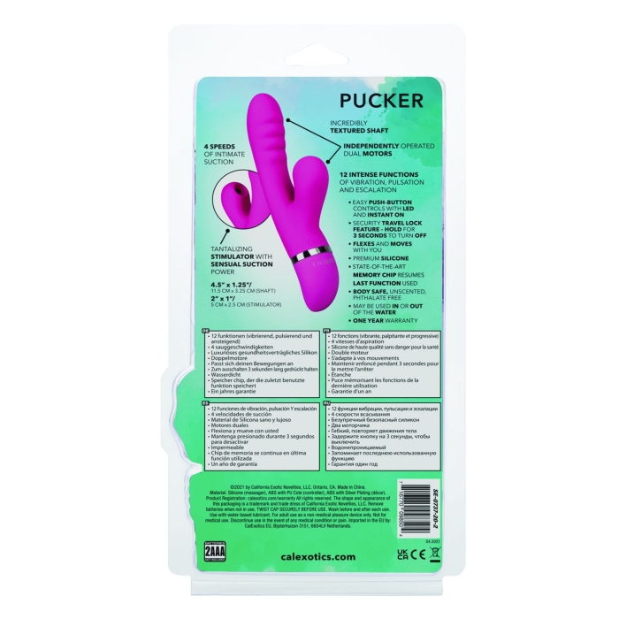 FOREPLAY FRENZY PUCKER - PINK - Click Image to Close