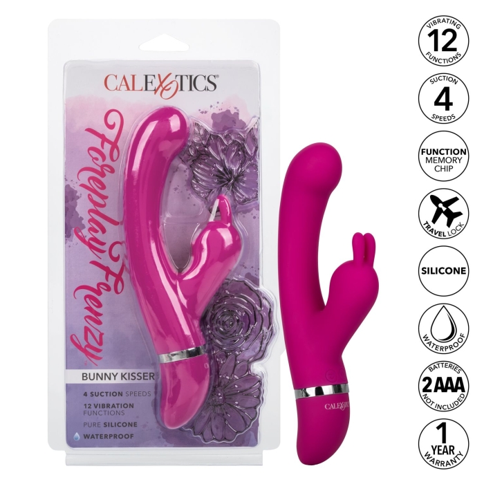 FOREPLAY FRENZY BUNNY KISSER - PINK - Click Image to Close