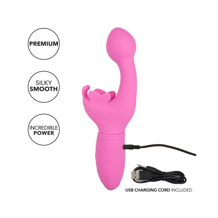 RECHARGEABLE BUTTERFLY KISS - PINK - Click Image to Close
