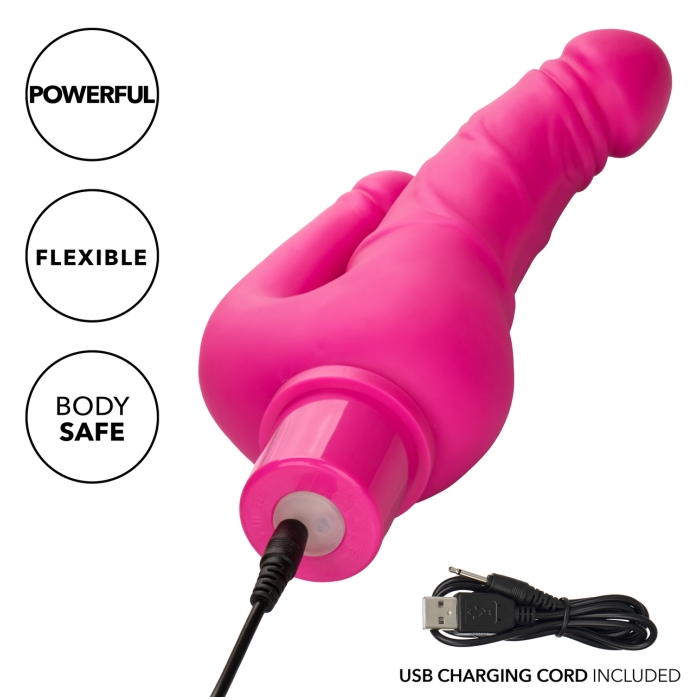 RECHARGEABLE POWER STUD OVER & UNDER - PINK