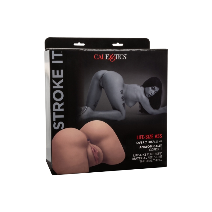 STROKE IT LIFE-SIZE ASS-BRN - Click Image to Close