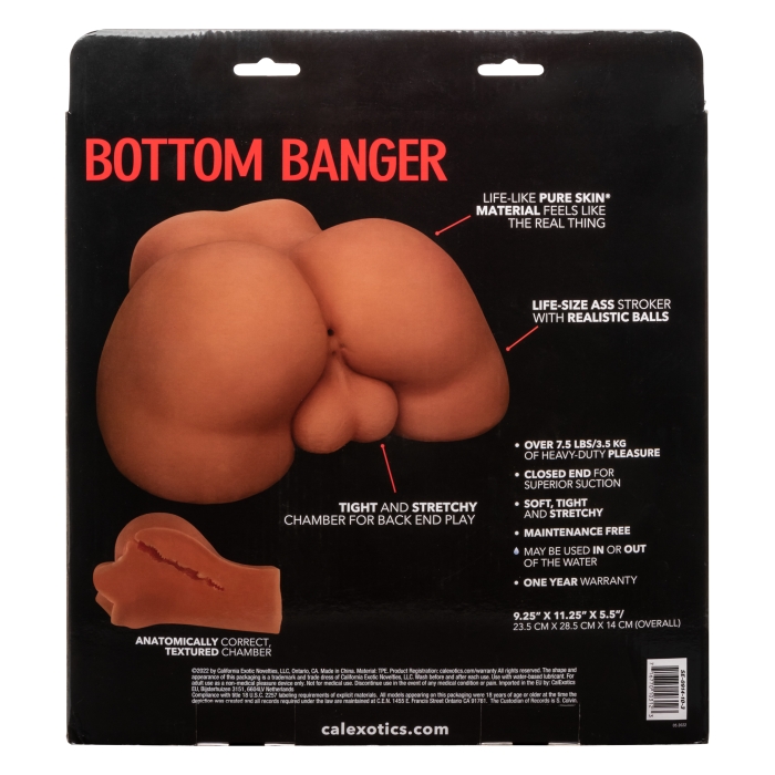 STROKE IT BOTTOM BANGER - BROWN - Click Image to Close