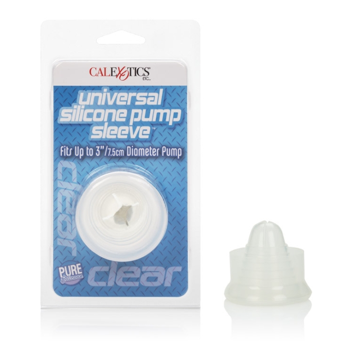 UNIVERSAL SILICONE PUMP SLEEVE - CLEAR - Click Image to Close