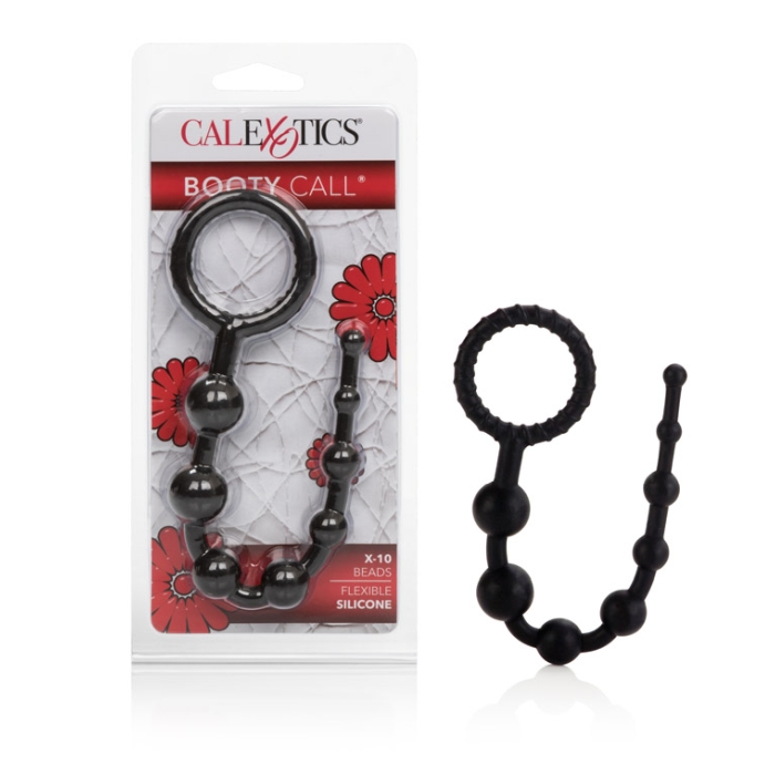 BOOTY CALL X-10 BEADS - BLACK - Click Image to Close